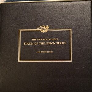 Franklin Mint Gold on Black Display Case for quarters